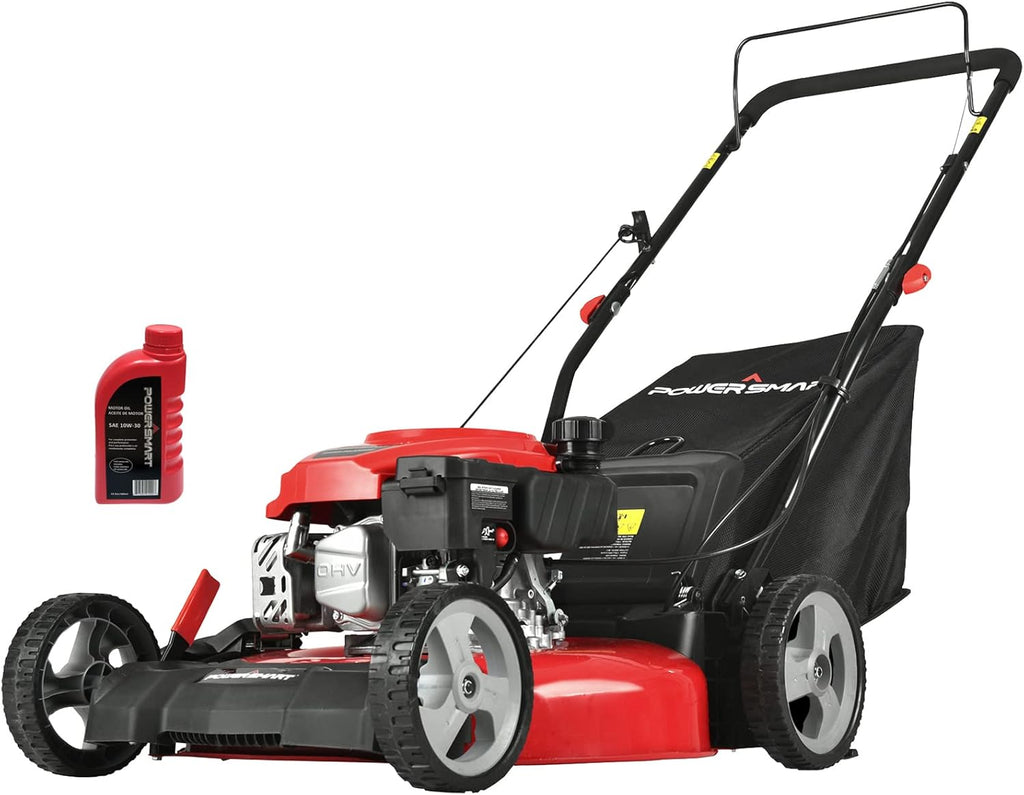 21 Inch Gas Powered Push Lawn Mower with 170cc OHV 4-Stroke Engine K223085