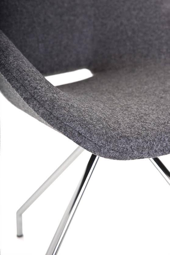 Orange Camira Wool Swivel Chair Y66618