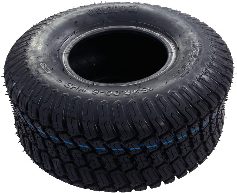 2pc Lawn Mower Tractor Cart Turf Tires 15x6.00-6 4PR V3501