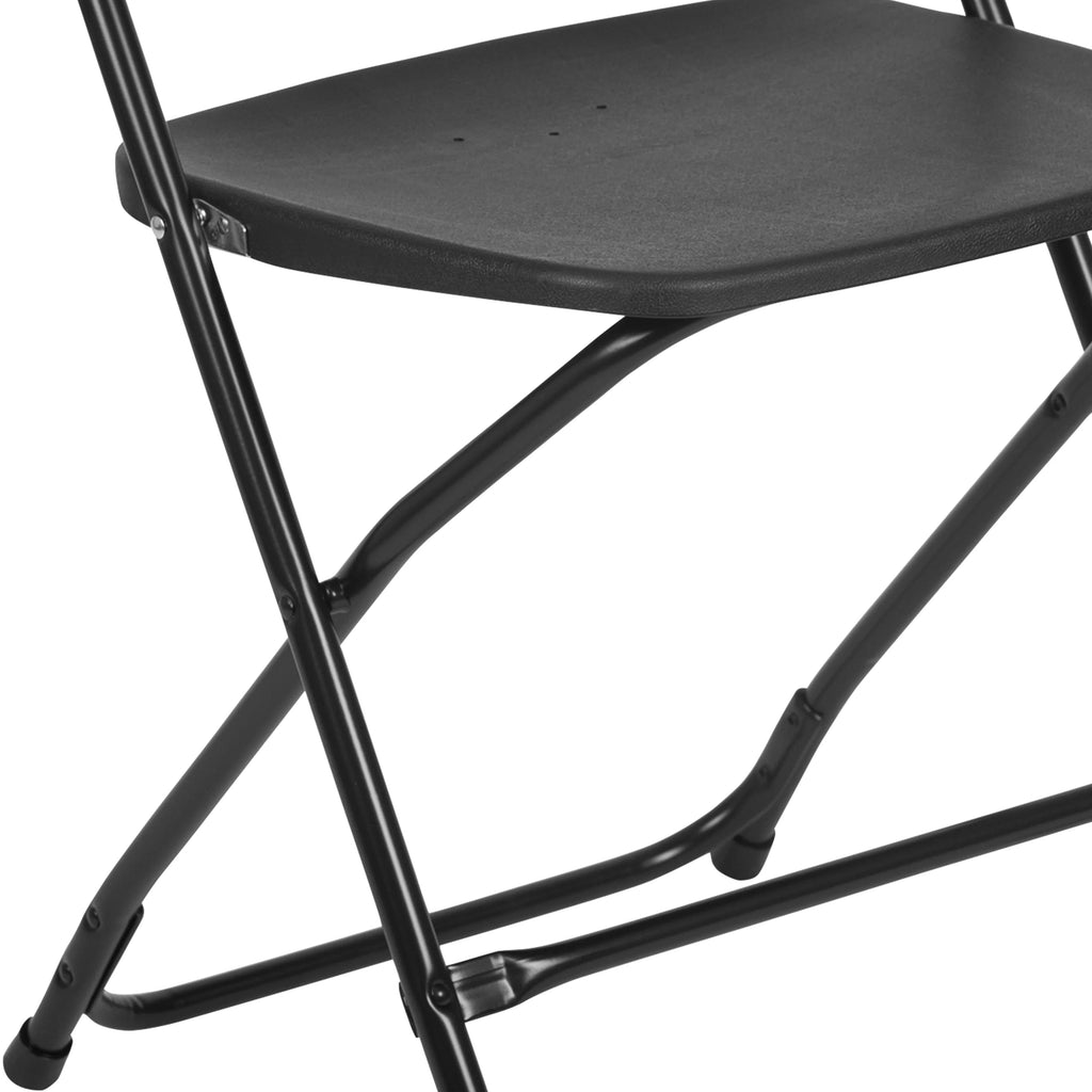 Black Plastic Folding Chair 2 Pack P692