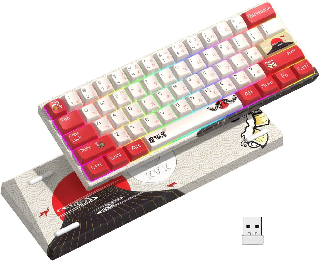 60% Wireless Mechanical Keyboard with RGB Backlit S1017