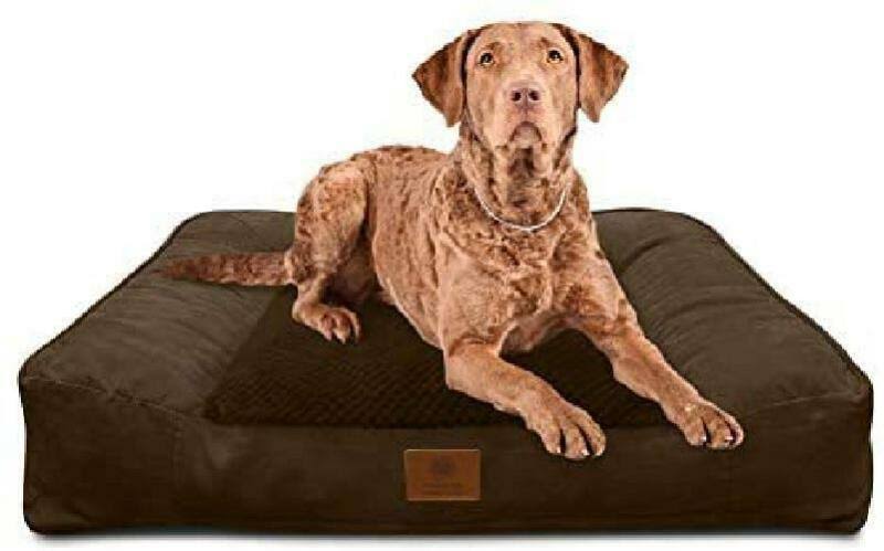 Memory Foam Pet Bed (Brown) E409