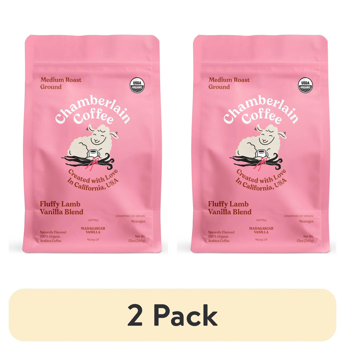 Medium Roast Ground Coffee 12 oz D1048