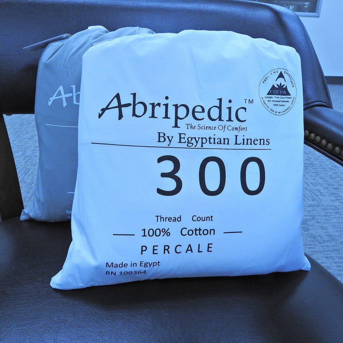 King White Percale Sheet Set D22742