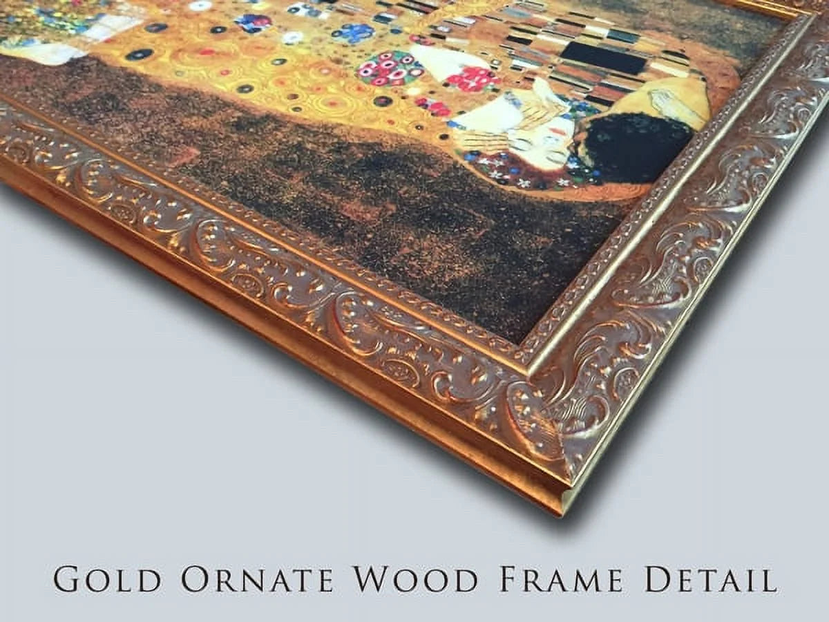 20x20 Gold Ornate Wood Framed Canvas Art M1038
