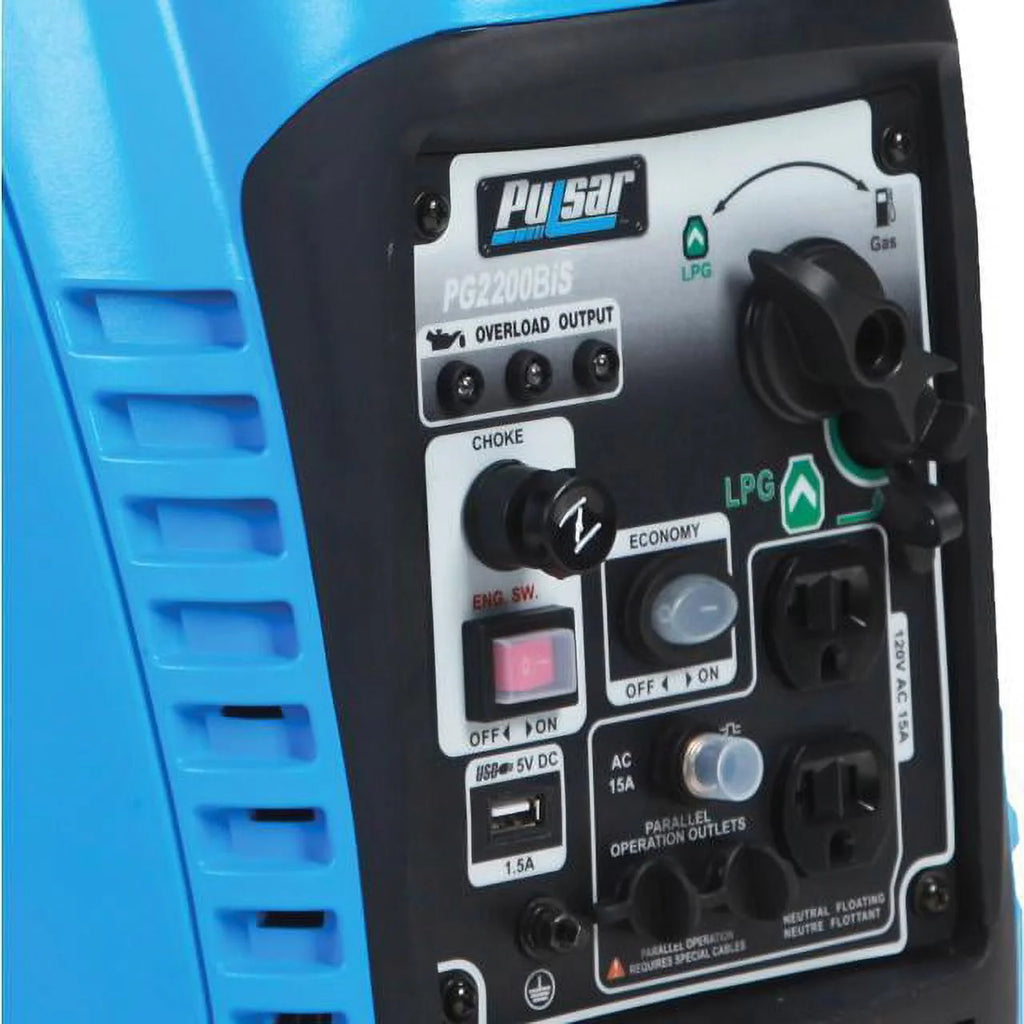 2200W Portable Dual Fuel Inverter Generator K94474