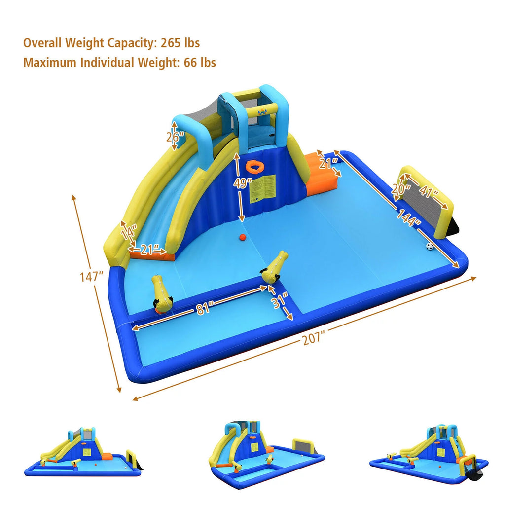 Inflatable Climbing Wall Water Slide Bounce House S51821