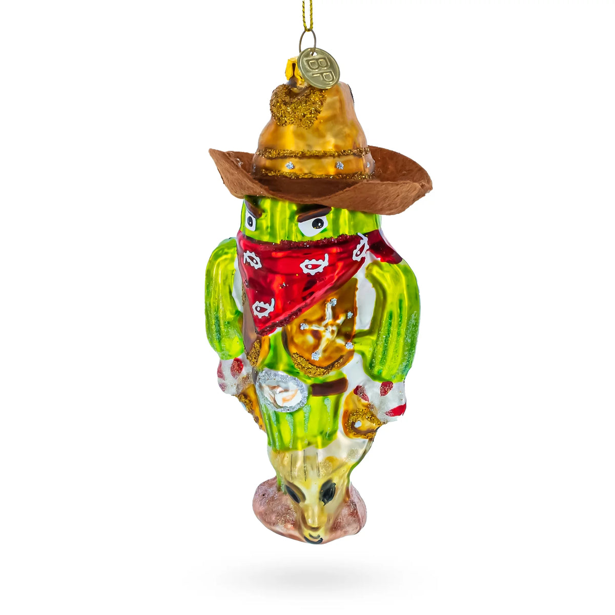 Blown Glass Christmas Ornament N454