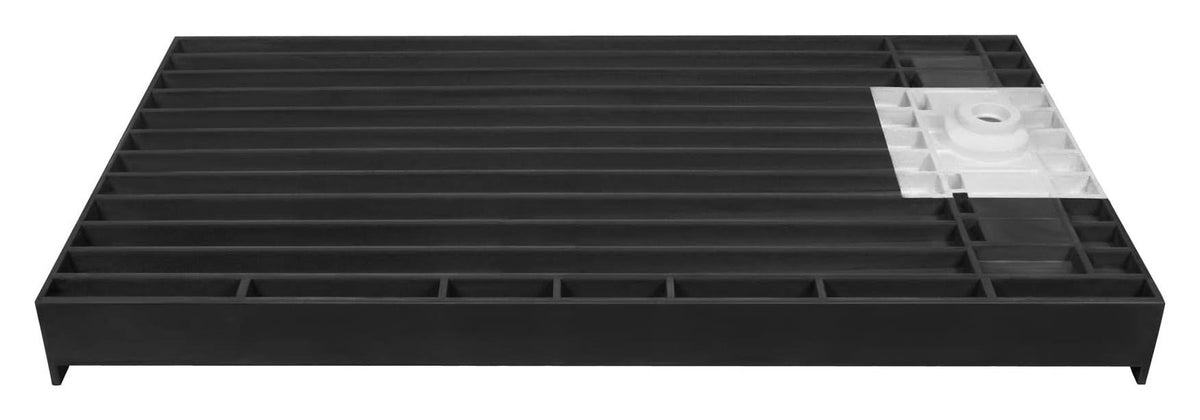 Single Threshold Shower Base with Drain L925