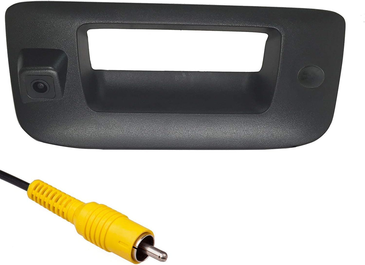 Black Tailgate Handle with Backup Camera T414673