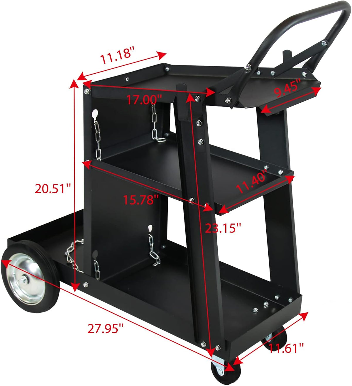 Black Welding Cart S12756
