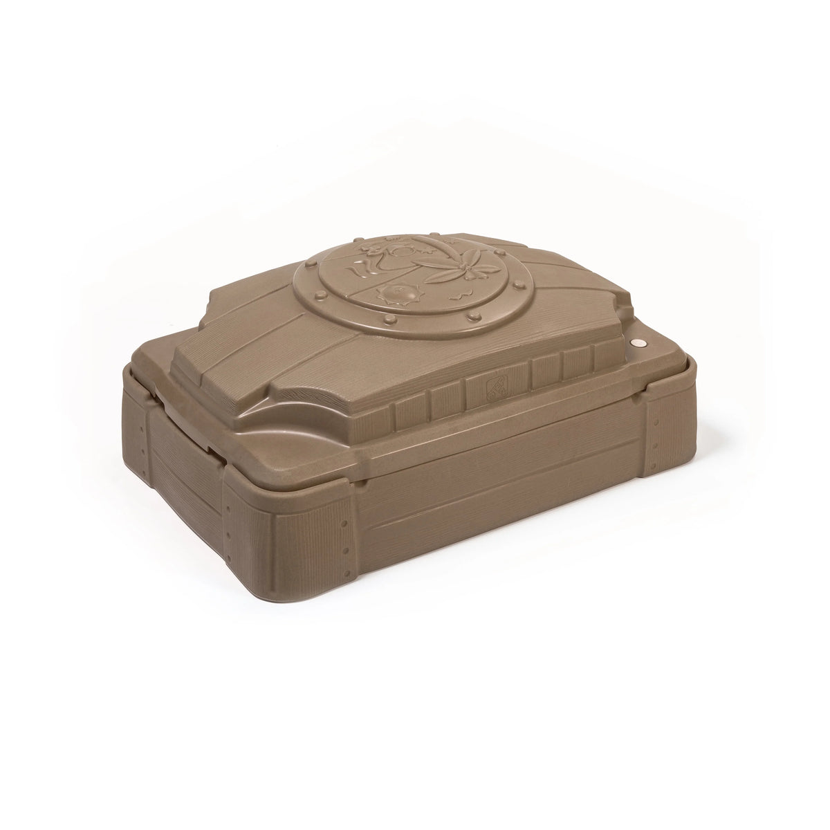 Brown Plastic Kids Sandbox with Cover H886