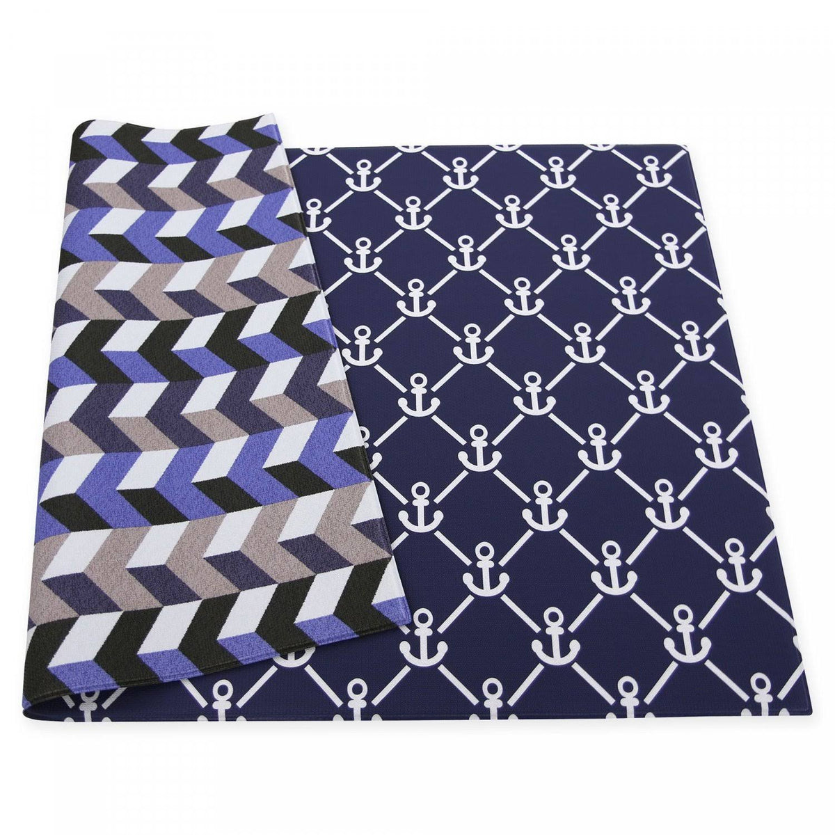 Blue Reversible Anchors Playmat T1581