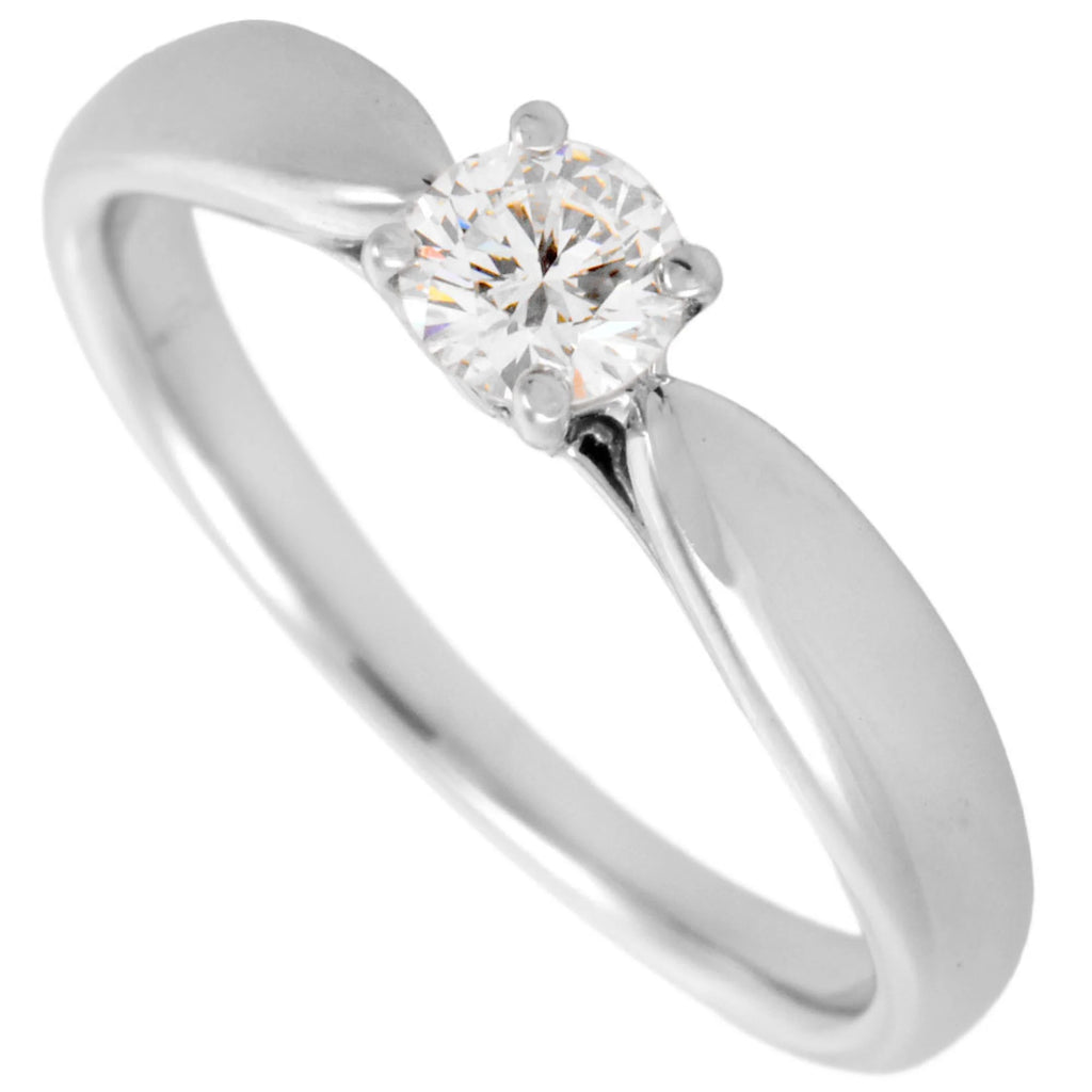 Solitaire Diamond Ring Pt950 Q67724