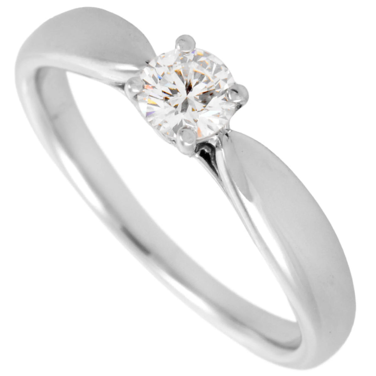 Solitaire Diamond Ring Pt950 Q67724