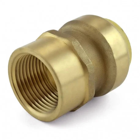 1" Push To Connect x 1" FNPT Adapter, Lead-Free M643