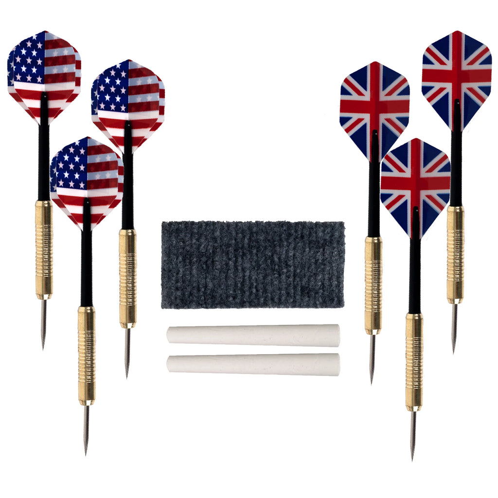 Steel-Tip Dart Board Cabinet Set T9743