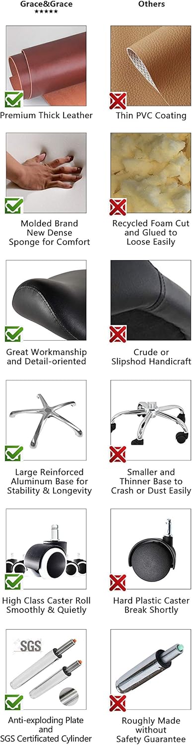 Height Adjustable Rolling Swivel Stool Chair with Ergonomic Seat and Footrest Metal Base (Black, with Caster) X5582