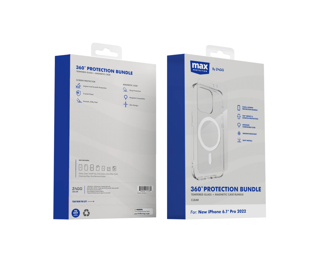 Clear Case and Screen Protector Bundle for Apple iPhone 14 Pro Max R494703