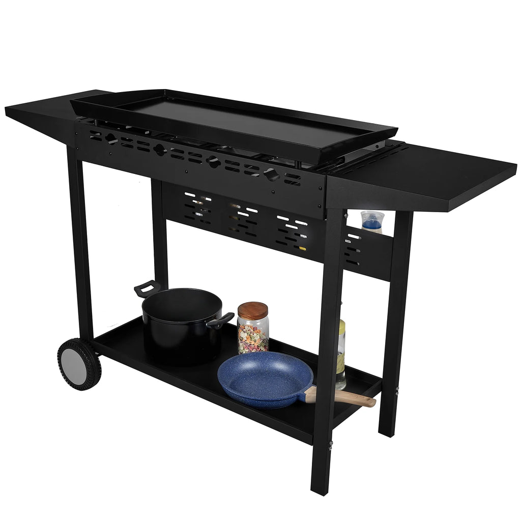 Black 4-Burner Propane Gas Grill M3810