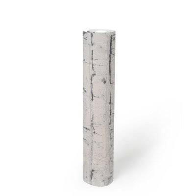 White/Gray Brick Wallpaper Roll C815