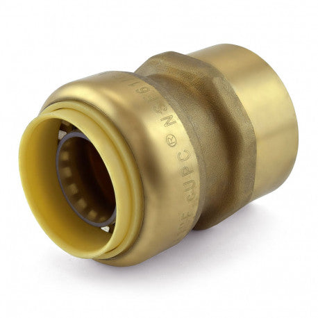 1" Push To Connect x 1" FNPT Adapter, Lead-Free M643