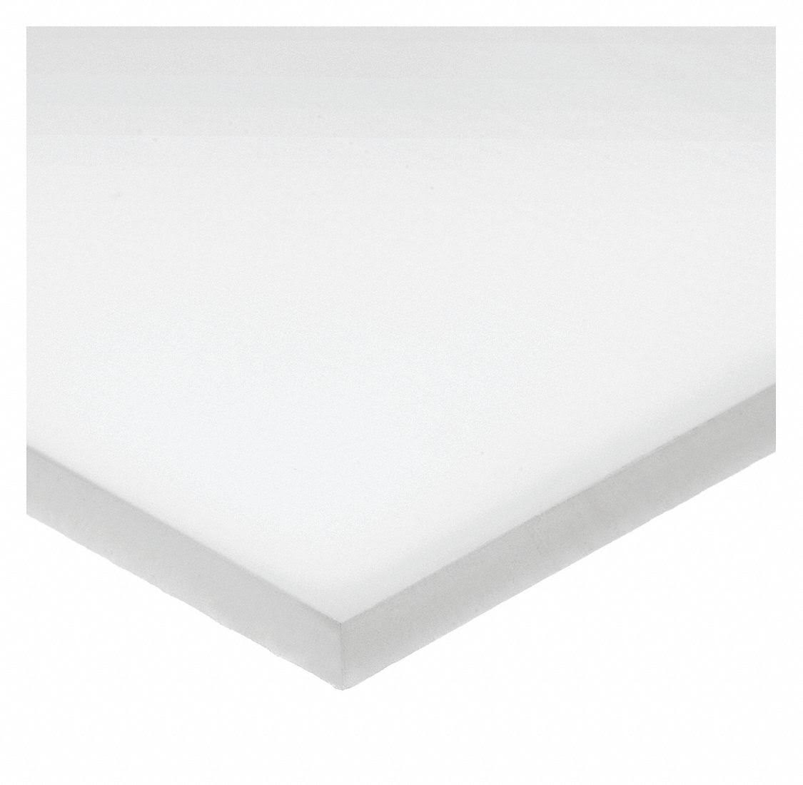 White Acetal Plastic Sheet S4361