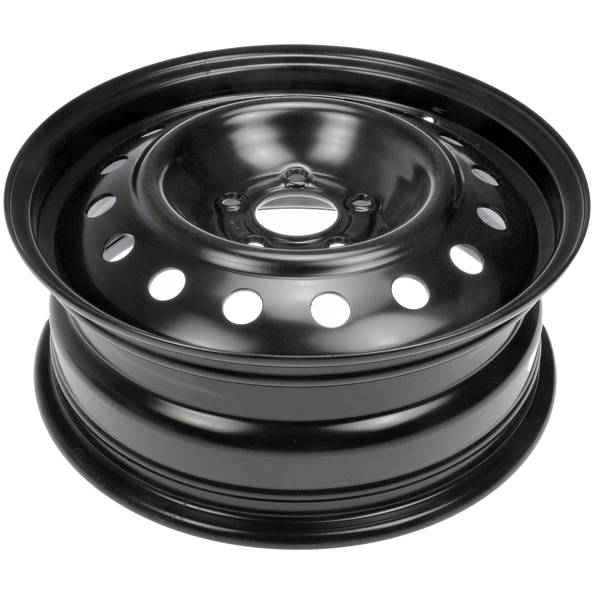 Steel 16 x 6-inch 5-Lug Black Wheel Rim U399528