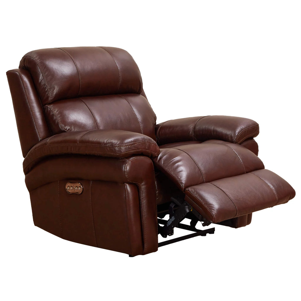 Brown Leather Recliner Loveseat R851