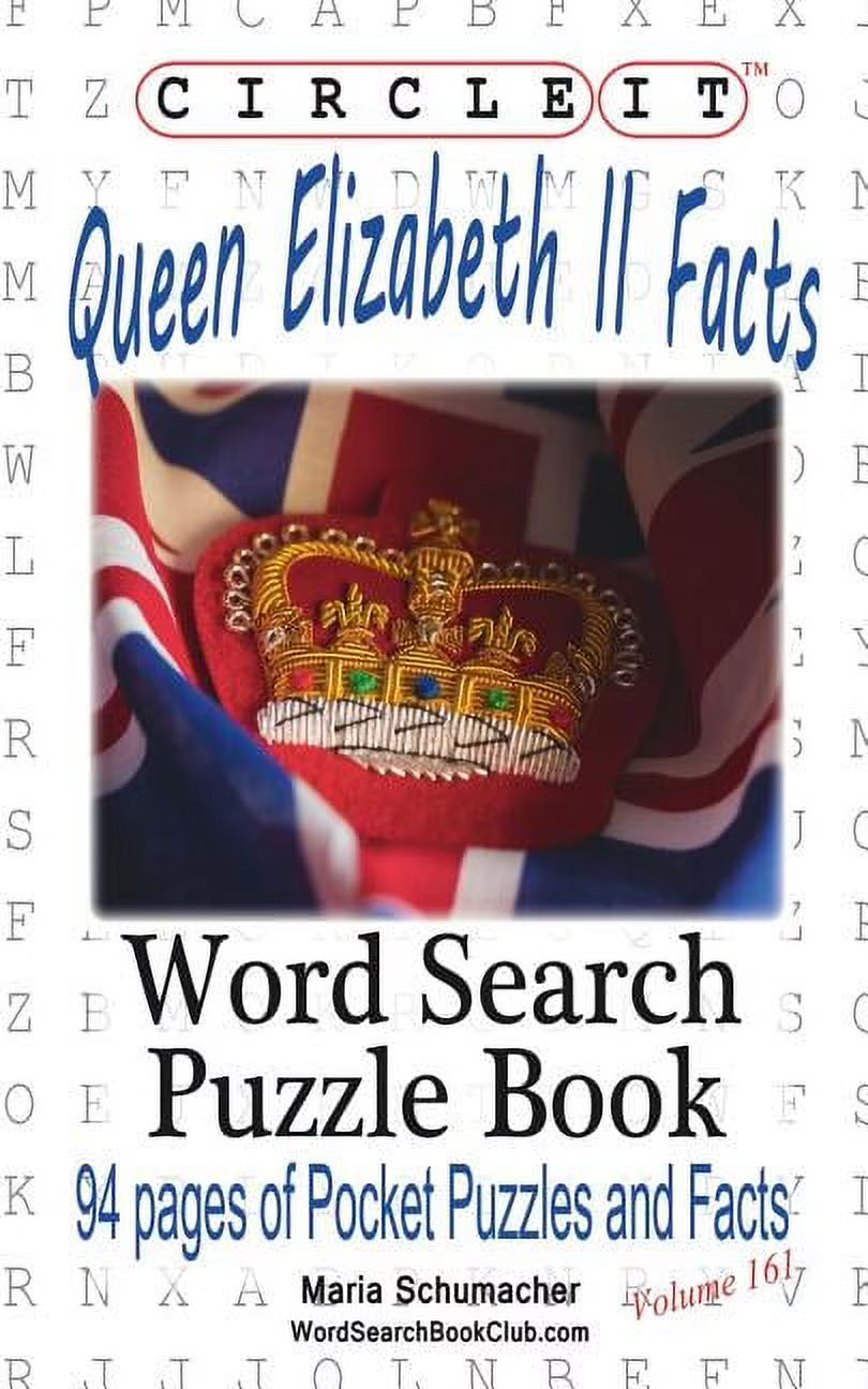 Queen Elizabeth II Facts Word Search Puzzle Book K14353