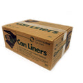 33-39 Gal HD Can Liners - Black - 150 per Case Q88280