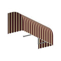 Burgundy & Tan Window & Entry Awning W7646