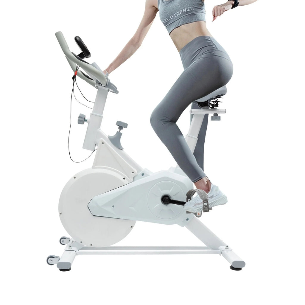 Indoor Cycling Exercise Bike Black S7302