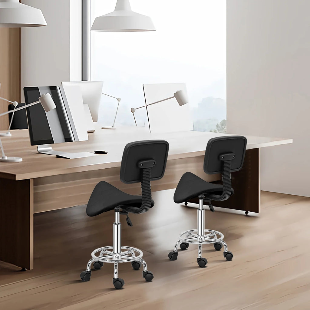 Adjustable Rolling Saddle Stool U618