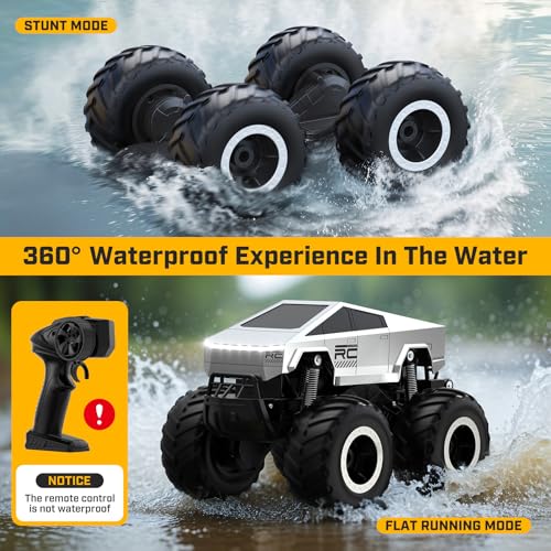 Remote Control Waterproof Monster Truck 1:16 Scale 4WD Off-Road Q38931