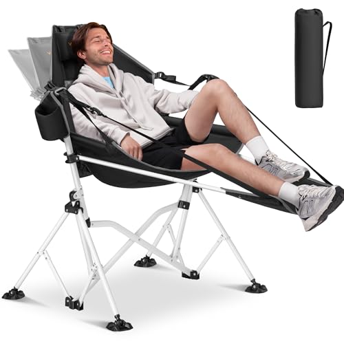 Hammock Camping Chair with Adjustable Pillow W88941
