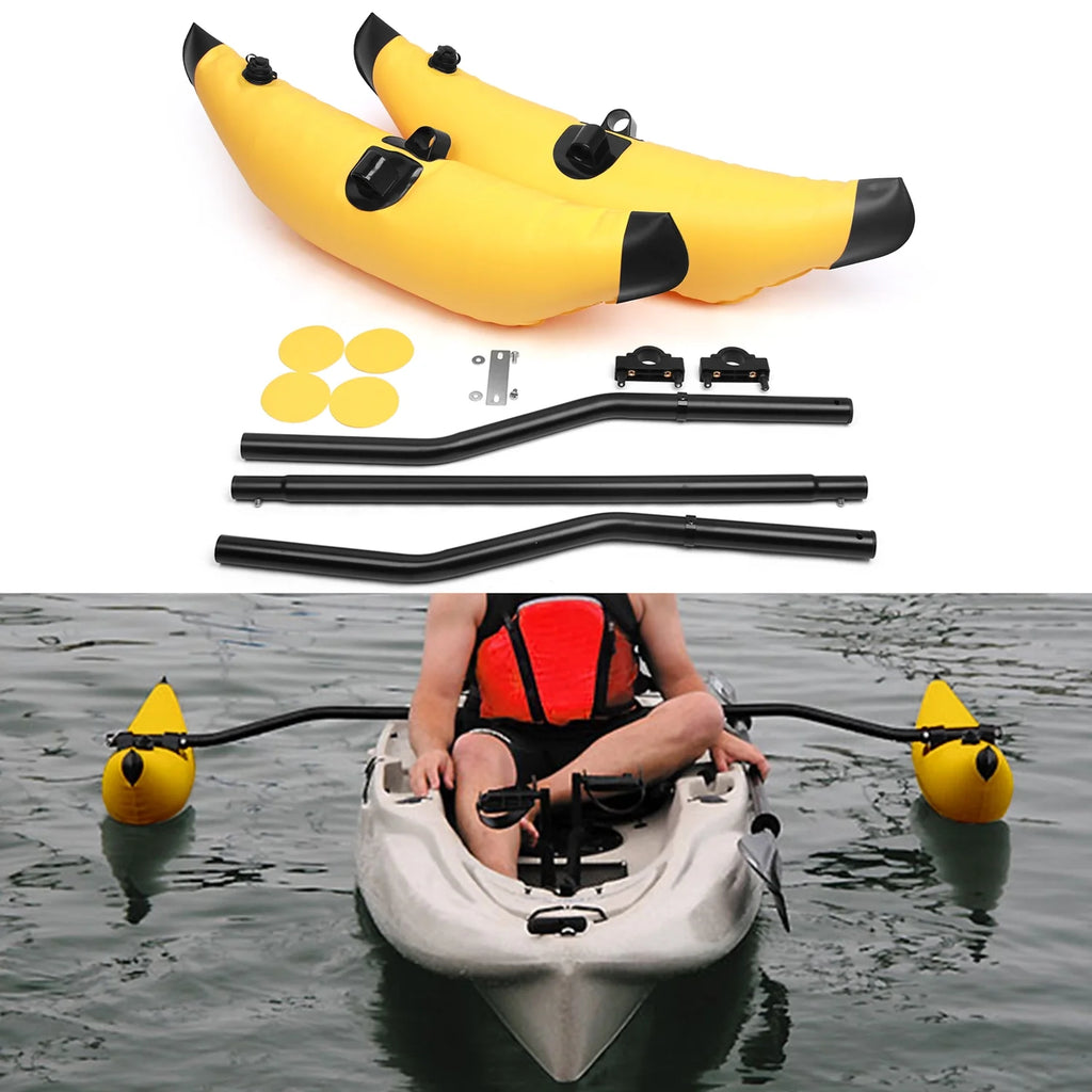 Kayak PVC Inflatable Outrigger Float Stabilizer Kit J898