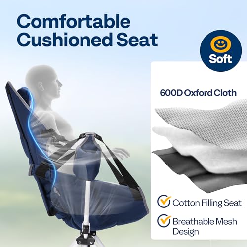 Hammock Camping Chair with Adjustable Pillow W88941