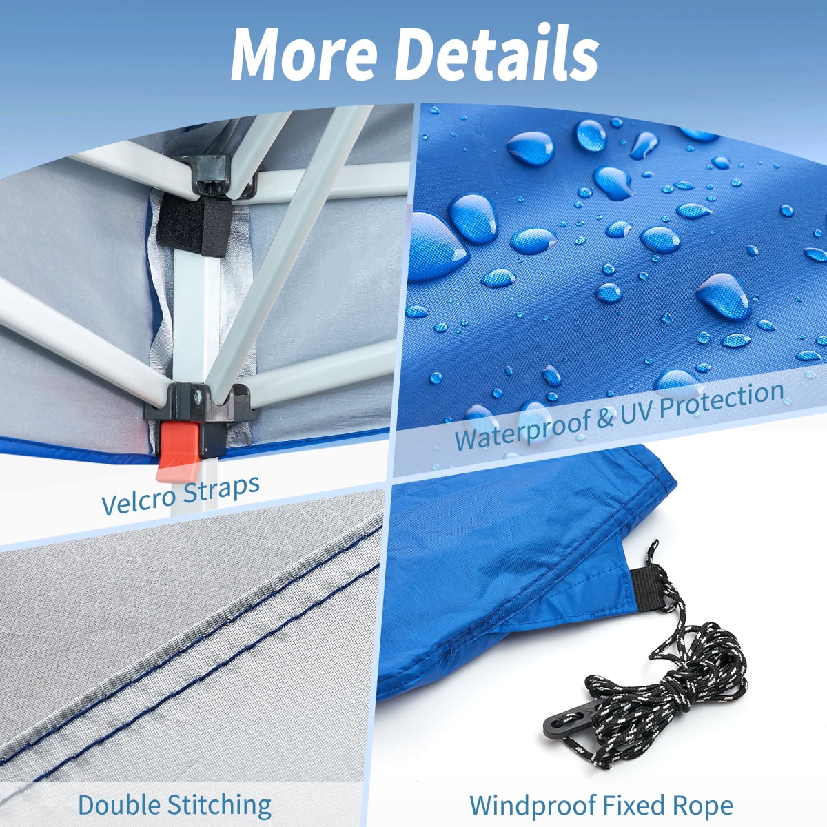 10x10FT Canopy Tent Replacement Top J765836