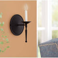 Bronze Dimmable Candle Wall Light W59578