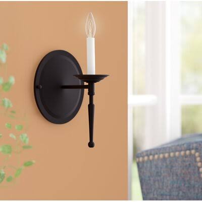 Bronze Dimmable Candle Wall Light W59578