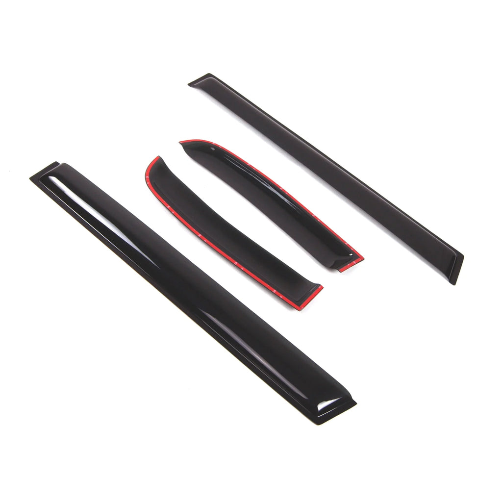 4 Pcs Dark Smoke Window Visor Deflector Rain Guard K3130