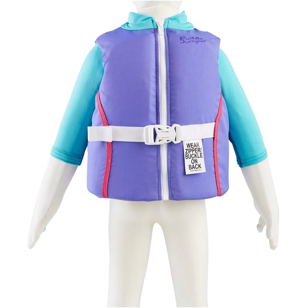Mermaid 2-in-1 Life Vest with Rash Guard for Children 33-55 Pounds Q91185