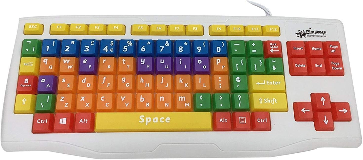 Color Coded Children's Computer Keyboard, Pack of 2 R84488