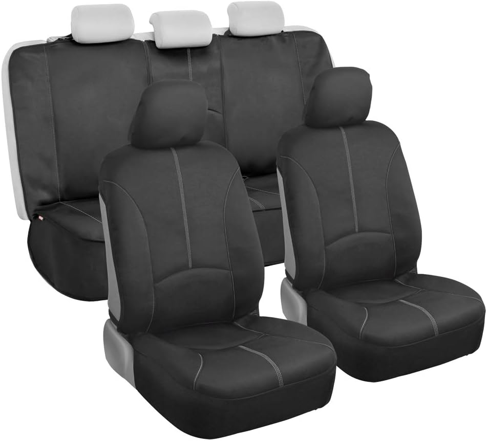 Front and Rear Full Set Neoprene Car Seat Covers Pack of 2 T798