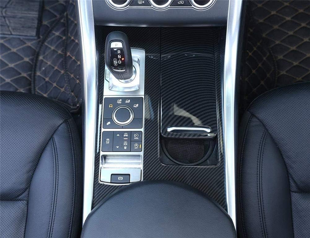 Carbon Fiber Style ABS Plastic Center Console Panel Cover Trim U8930
