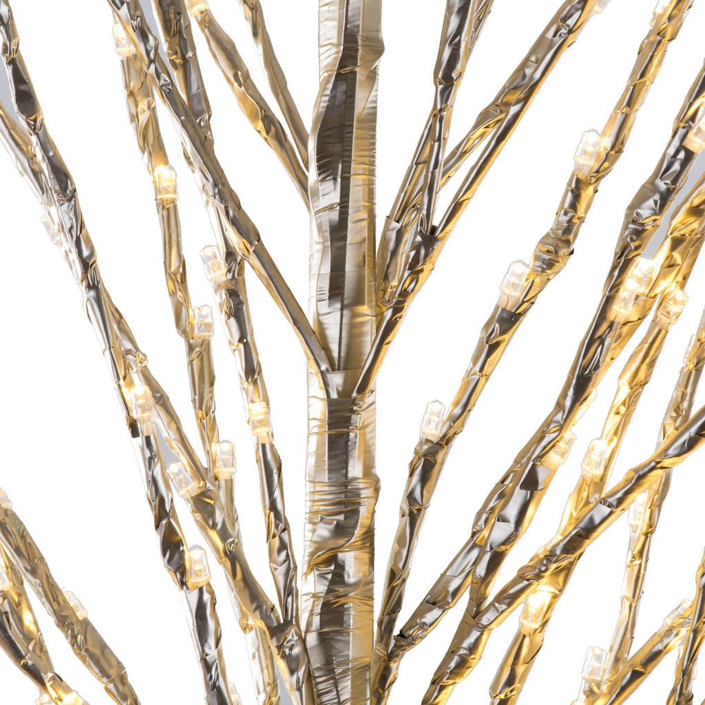 6 ft. LED Champagne Tree with Warm White Lights P3326
