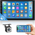 Android Double Din Car Stereo with Touch Screen Bluetooth FM Receiver Backup Camera Dual USB O6661