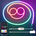 10FT 252 LEDs RGBIC Smart Neon Rope Lights Pack of 2 G90956