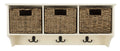 White Hanging 3 Basket Wall Rack G494